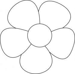 Simple Flower SVG Downloads - Flowers - Download vector clip art ...