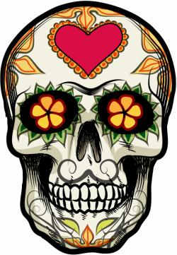 Sticker Calavera - Tete De Mort Mexicaine 18 - ref.d7456 | MPA Déco ...