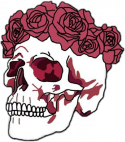 freetoedit skull tumblr rose red redlove white redlove...
