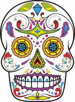 28+ Collection of Sugar Skull Clipart Simple | High quality, free ...