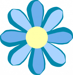 Blue Flower Clip Art at Clker.com - vector clip art online, royalty ...