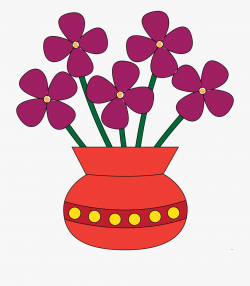 Flowers In A Vase Clipart , Transparent Cartoon, Free ...