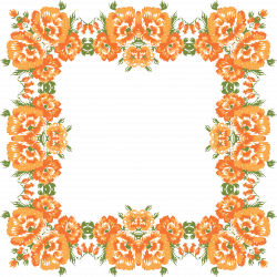Clipart - Floral Wreath Frame 2