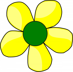 Yellow Flower Clip Art at Clker.com - vector clip art online ...