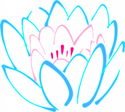 Lotus 3 Colour Blue | Pink | Pinterest | Color blue, Lotus and Clip art