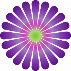 Purple Daisy Clip Art at Clker.com - vector clip art online, royalty ...
