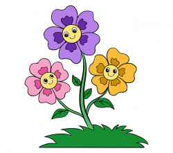Flower Cartoon Drawing at GetDrawings.com | Free for personal use ...