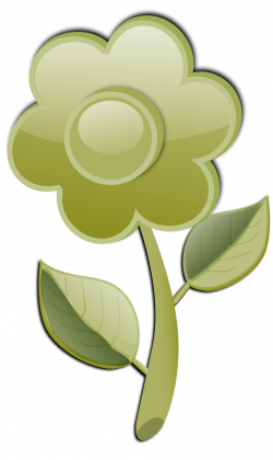 Flower | Free Stock Photo | Illustration of a green flower | # 16802