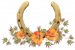 Free photo Horse Shoe Flowers Symbol Lucky - Max Pixel