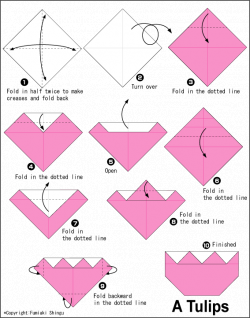 Origami Flower Instructions For Kids Choice Image - Flower ...
