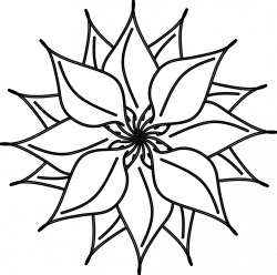 Black & White clipart lotus flower - Pencil and in color black ...
