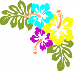 Hawaiian Flower Clip Art | Flowers clip art - vector clip art online ...