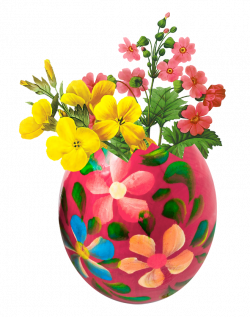 Easter Egg Vase PNG Clipart Picture | Gallery Yopriceville - High ...
