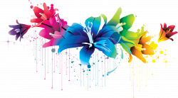 Colorful Flower Vector Clipart PNG 02 By BrielleFantasy On ...