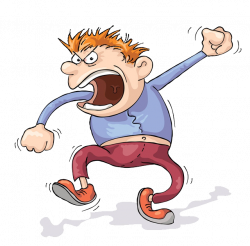 Screaming Anger Cartoon Clip art - Angry man 640*630 transprent Png ...