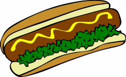 Public Domain Clip Art Image | Fast Food, Lunch-Dinner, Hot Dog | ID ...