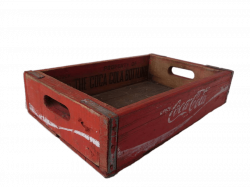 Long Vintage Coca Cola Crate transparent PNG - StickPNG