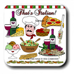 Italian Dining Clipart