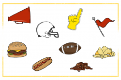 Fall Clipart-Football Clipart-Fall Food Clipart-foam finger Clipart-Nachos  clipart-Football Flag-Helmet clipart-Hotdog clipart-Hamburger