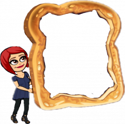 toast food frame bitmoji - Sticker by Katrina S