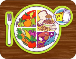 Healthy Food Plate Clip Art | Healthy plate | Healthy plate ...