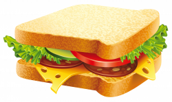 Sandwich clipart halloween food - Pencil and in color sandwich ...
