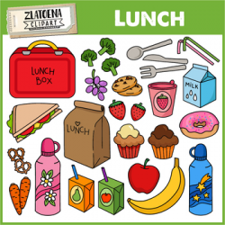 Lunch clip art / Food clip art