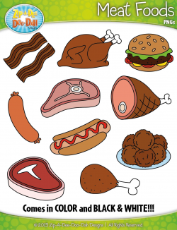 Meat Foods Clipart {Zip-A-Dee-Doo-Dah Designs} | ppl | Food ...
