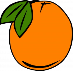 Clipart - Simple Fruit Orange