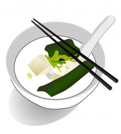 clipartist.net » Clip Art » food miso soup miso soup black white ...