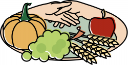 Food plate with spring clipart - Clip Art Library