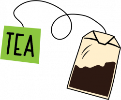 Tea bag icon, tea clipart, food clipart, menu clipart | Food Clipart ...