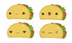 kawaii taco | Chibi tacos by hotaruyamamoto on DeviantArt | Tacos ...
