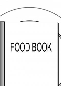 Clipart - Food book