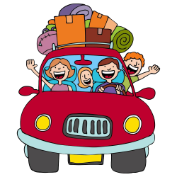 Vacation Road trip Cartoon Clip art - Happy driving 1000*1000 ...