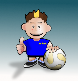 Kid Soccer Clip Art at Clker.com - vector clip art online, royalty ...