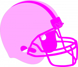 Pink Football Helmet Clip Art at Clker.com - vector clip art online ...