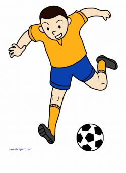 Png Royalty Free Library Boy Playing Soccer Clipart - Play ...