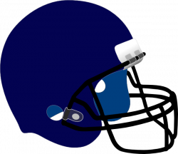 Blue Football Helmet Clip Art at Clker.com - vector clip art online ...