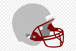Clipart Football Grey - American Football Helmet Png ...