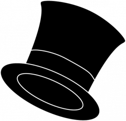 Small clipart top hat - Pencil and in color small clipart top hat