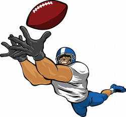 28+ Collection of Football Wide Receiver Clipart | High quality ...