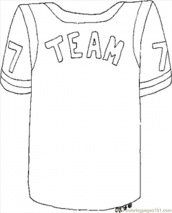 NFL Jersey Shirt Clipart | templates | Football coloring ...
