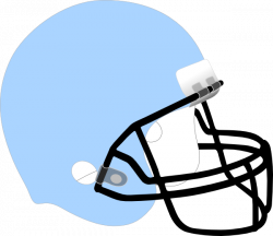 Football Helmet Blue Clip Art at Clker.com - vector clip art online ...
