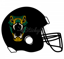 Football Helmet Decals - Custom Helmet Shaped Window Sticker