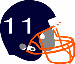Orange Football Helmet Clipart | Clipart Panda - Free Clipart Images