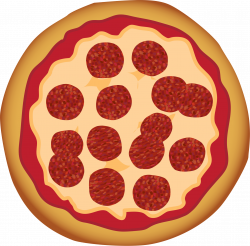 Top Pepperoni Pizza Clip Art Pictures - Vector Art Library