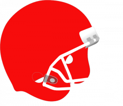 Football Helmet Red White Clip Art at Clker.com - vector clip art ...