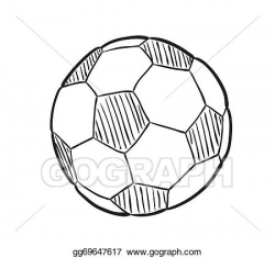 Vector Illustration - Sketch of the football ball. EPS ...