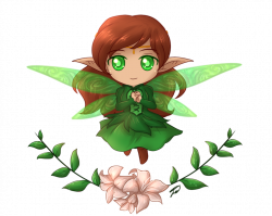 Legends of Youtuberia: The Forest Fairy Chibi:. by AquaGD on DeviantArt